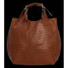 Kožené kabelka shopper bag Vittoria Gotti zrzavá VG804